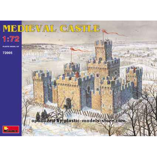 MEDIEVAL CASTLE - PLASTIC MODEL KIT SCALE 1/72 MINIART 72005 MEDIEVAL CASTLE - PLASTIC MODEL KIT SCALE 1/72 MINIART 72005