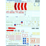 DECAL FOR AS.332 SUPER PUMA, AS.532 COUGAR 1/72 PRINT SCALE 72-218