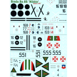 DECAL FOR BREDA BA 65 NIBBIO 1/72 PRINT SCALE 72-219