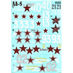 DECAL FOR LA-5 PART 2 1/48 PRINT SCALE 48-019