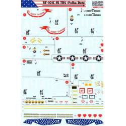 DECAL FOR RF-101C 1/48 PRINT SCALE 48-050