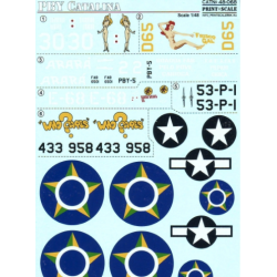 DECAL FOR PBY CATALINA 1/48 PRINT SCALE 48-068