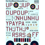 DECAL FOR DE HAVILLAND MOSQUITO, PART 1 1/48 PRINT SCALE 48-085