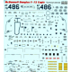 DECAL FOR MCDONNELL DOUGLAS F-15 EAGLE 1/48 PRINT SCALE 48-087