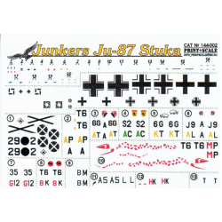 DECAL 1/144 FOR JUNKERS JU - 87 STUKA 1/144 PRINT SCALE 144-002