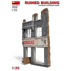 RUINED BUILDING building 1/35 Miniart 35536