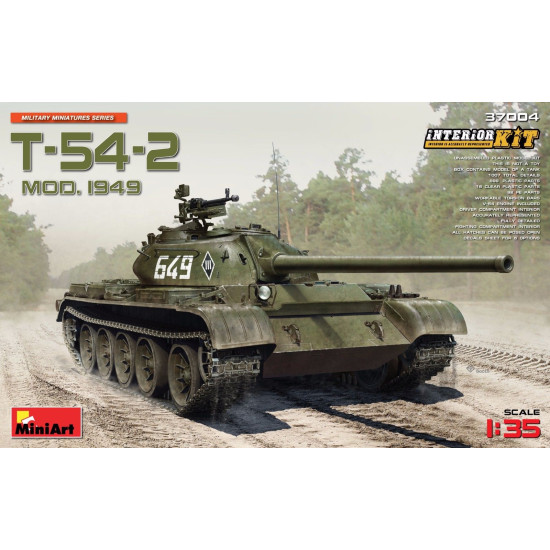 T-54-2 SOVIET MEDIUM TANK. Mod 1949 1/35 MINIART 37004