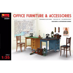 OFFICE FURNITURE ACCESSORIES 1/35 MINIART 35564