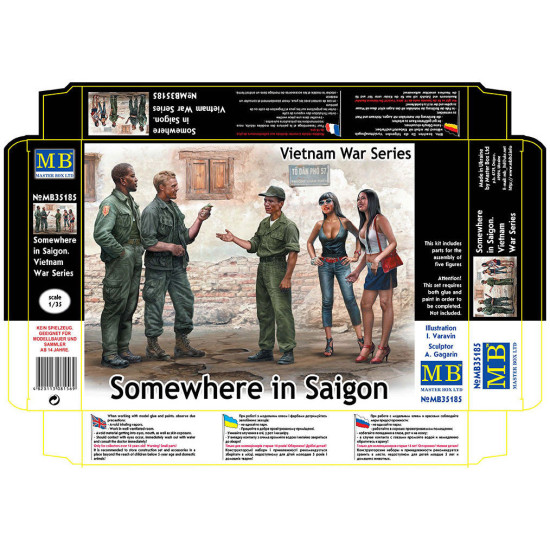 SOMEWHERE IN SAIGON, VIETNAM WAR SERIES 1/35 MASTER BOX 35185