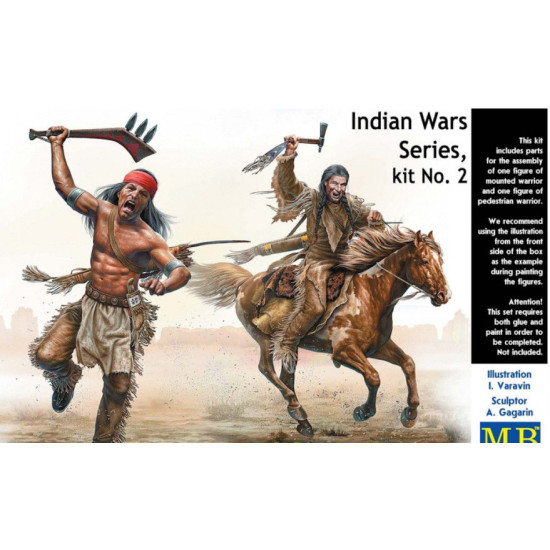 TOMAHAWK CHARGE. INDIAN WARS SERIES KIT No.2 1/35 MASTER BOX 35192
