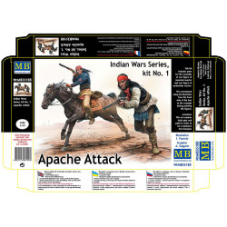 APACHE ATTACK. INDIAN WARS SERIES, KIT No.1 1/35 MASTER BOX 35188