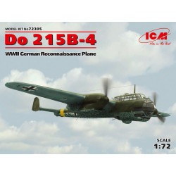 PLASTIC MODEL AIRPLANE DO 215B-4, WWII RECONNAISSANCE PLANE 1/72 ICM 72305