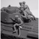 PLASTIC MODEL FIGURE SOVIET TANK RIDERS 1943-1945 4 FIGURES 1/35 ICM 35640