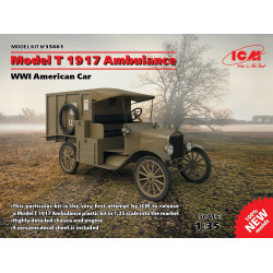 MODEL T 1917 AMBULANCE, WWI AMERICAN CAR 1/35 ICM 35661