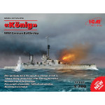 KoNIG WWI GERMAN BATTLESHIP FULL HULL AND WATERLINE 1/700 ICM S014