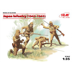 JAPAN INFANTRY (1942-1945) ( 4 FIGURES ) 1/35 ICM 35568