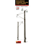 RAILROAD POWER POLES AND LAMPS 1/35 MINIART 35570