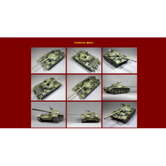 T-54-2 SOVIET MEDIUM TANK MODIFICATION 1949 1/35 MINIART 37012