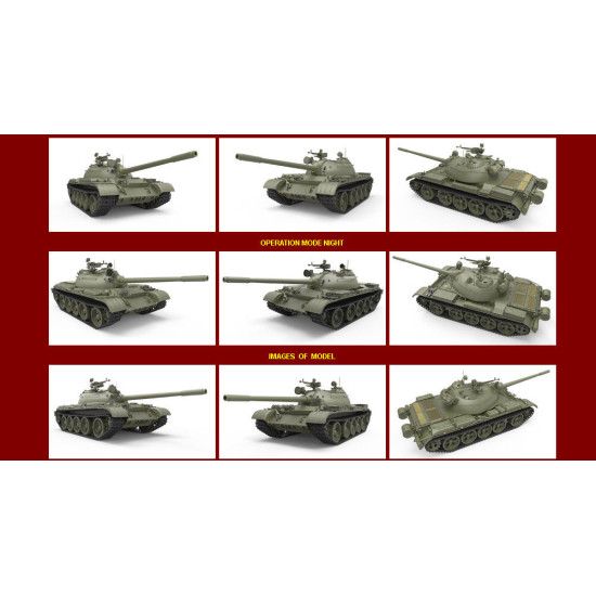 T-54B SOVIET MEDIUM TANK, EARLY PRODUCTION 1/35 MINIART 37011