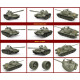 Us Stock Soviet Medium Tank T-54b, Early Production 1/35 Miniart 37019