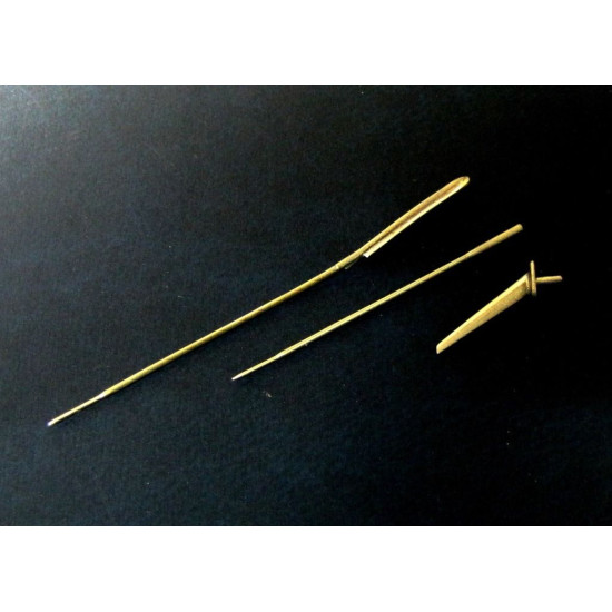 PITOTS, ANTENNA FOR SU-9 FOR TRUMPETER 1/48 MINI WORLD 4833A