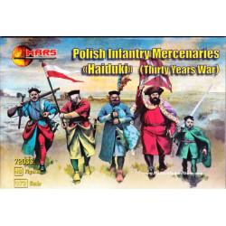 Polish Infantry Mercenaries (Haiduki) Thirty years war 1/72 MARS figures 72033