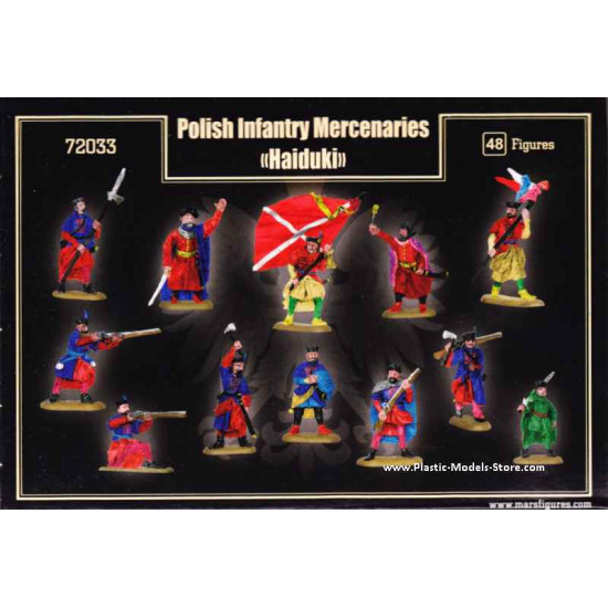 Polish Infantry Mercenaries (Haiduki) Thirty years war 1/72 MARS figures 72033