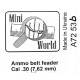 AMMO BELTS FEADER CAL .30 (7,62 MM) (8 PCS) 1/72 MINI WORLD 7253b