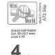 AMMO BELTS FEADER CAL .50 (12,7MM) (4 PCS) 1/72 MINI WORLD 7254a