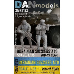 UKRAINIAN 2 SOLDIERS, ATO(ANTI-TERRORISTIC OPERATION), EAST UKRAINE 2014-2015 (RESIN) 1/35 DAN MODELS 35153