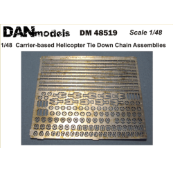 CARRIER-BASED HELICOPTER TIE DOWN CHAIN ASSEMBLIES 1/48 Dan Models 48519