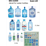 DECAL FOR BOTTLED MINERAL WATER 1/35 DAN MODELS 35009