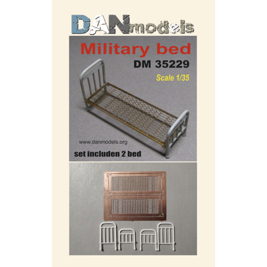 MATERIAL FOR DIORAMAS. MILITARY BED 1/35 DAN MODELS 35229