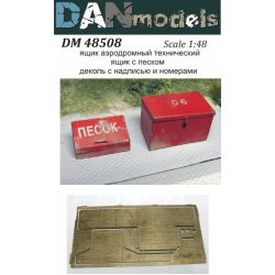 AIRFIELD TECHNICAL DRAWER, A BOX OF SAND AND DECALS 1/48 DAN MODELS 48508