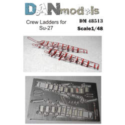 STAIRCASES FOR SU-27 AIRPLANE PILOTS 1/48 DAN MODELS 48513
