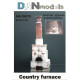 MATERIAL FOR DIORAMAS. COUNTRY FURNACE. MATERIAL - GYPSUM AND PHOTOETCHING 1/35 DAN MODELS 35270