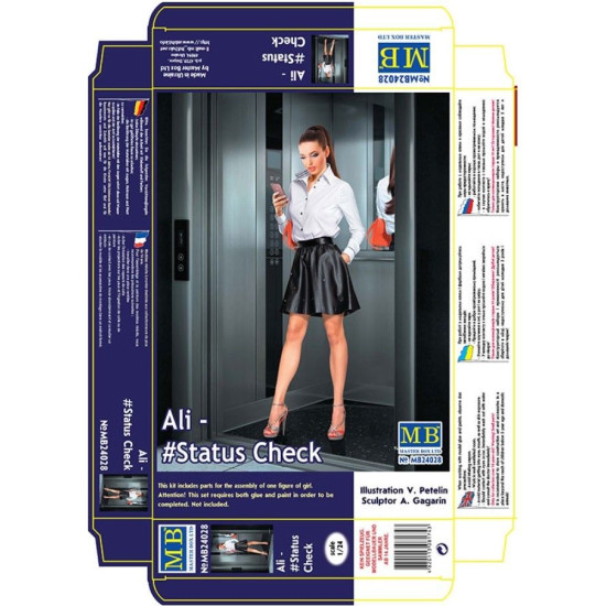 ALI - STATUS CHECK, DANGEROUS CURVES SERIES PLASTIC MODEL KIT 1/24 MASTER BOX 24028