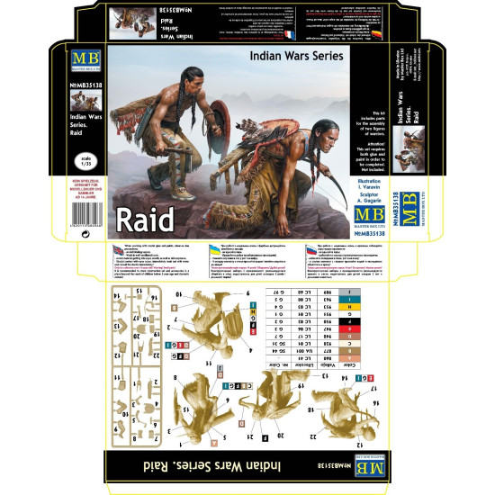 INDIAN WARS SERIES - RAID 1/35 MASTER BOX 35138