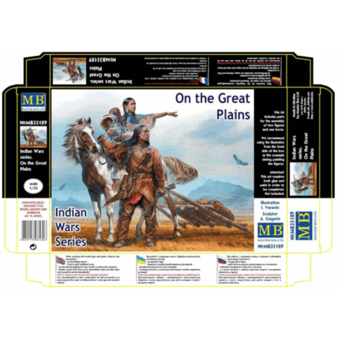 Indian Wars Series Raid War Stronger Man People kit scala 1/35
