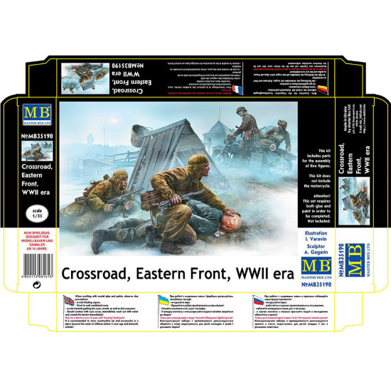 CROSSROADS THE EASTERN FRONT WW2 1/35 MASTER BOX 35190