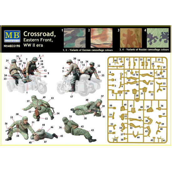 CROSSROADS THE EASTERN FRONT WW2 1/35 MASTER BOX 35190