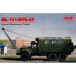 Scale plastic model kit Soviet recovery truck MTO-AT (ZIL-131) 1/35 ICM 35520