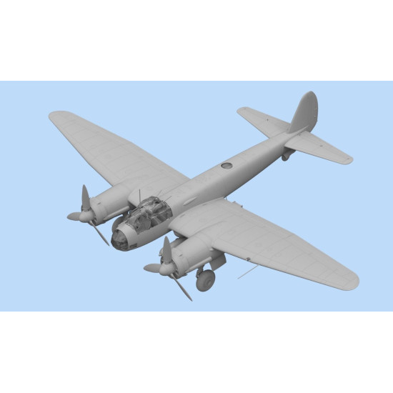 PLASTIC MODEL BUILDING JU 88A-4/TORP, WWII GERMAN TORPEDO PLANE 1/48 ICM 48236