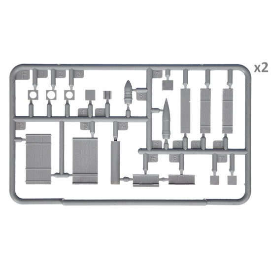 SOVIET AMMO BOXES w/SHELLS - PLASTIC MODEL KIT SCALE 1/35 MINIART 35261