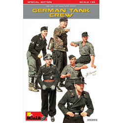 GERMAN TANK CREW SPECIAL EDITION - PLASTIC MODEL KIT SCALE 1/35 MINIART 35283