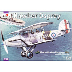 Hawker Osprey British Biplane 1/72 Amodel 72193