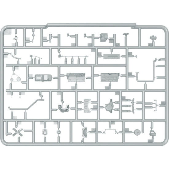 T-60 LATE SERIES, Screened (Gorky Automobile Plant) INTERIOR KIT - PLASTIC MODEL SCALE 1/35 MINIART 35232