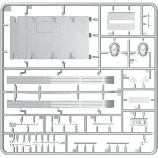 T-60 LATE SERIES, Screened (Gorky Automobile Plant) INTERIOR KIT - PLASTIC MODEL SCALE 1/35 MINIART 35232