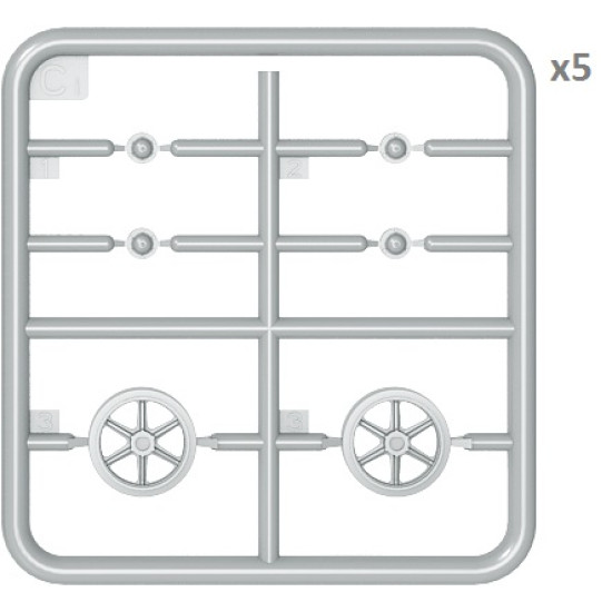 T-60 LATE SERIES, Screened (Gorky Automobile Plant) INTERIOR KIT - PLASTIC MODEL SCALE 1/35 MINIART 35232