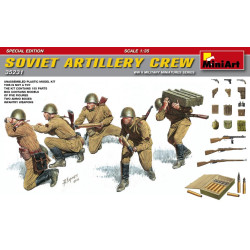 SOVIET ARTILLERY CREW SPECIAL EDITION - PLASTIC MODEL KIT SCALE 1/35 MINIART 35231